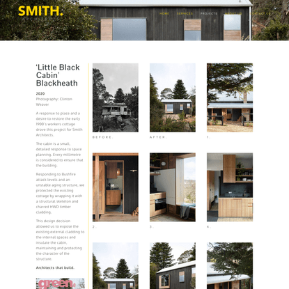 Little black cabin, Blackheath — Smith Architects
