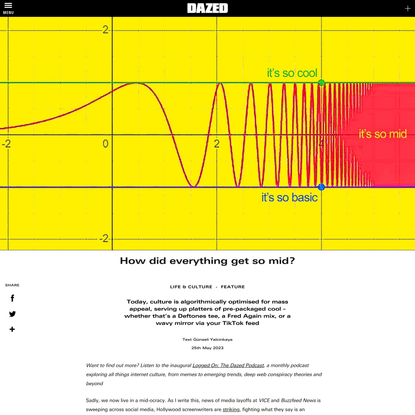 How did everything get so mid? | Dazed