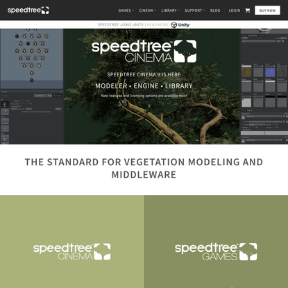 SpeedTree – 3D Vegetation Modeling and Middleware