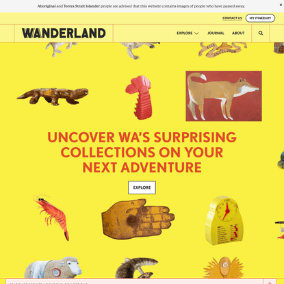 Homepage | WAnderland | Western Australian Museum