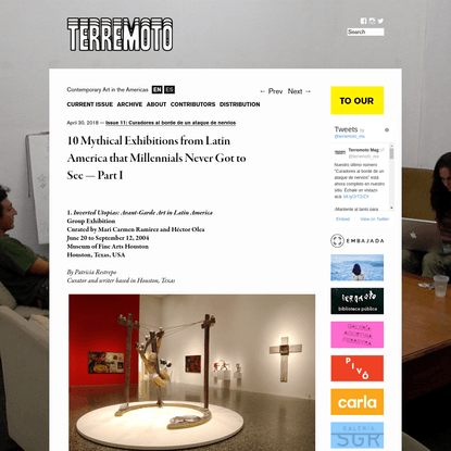 10 Mythical Exhibitions from Latin America that Millennials Never Got to See - Part I