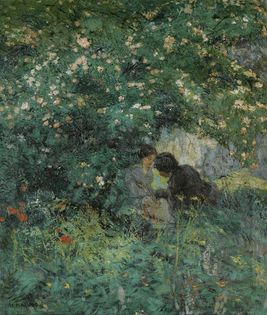 Lovers In The Grass,
Alois Kalvoda (Czech, 1875-1934)