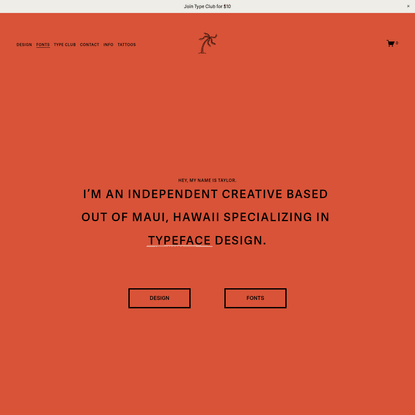 Hand Drawn Fonts - Taylor Penton