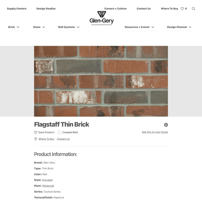 Flagstaff Thin Brick | Glen-Gery