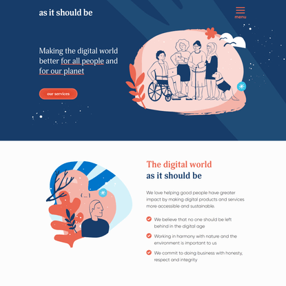 Digital as it should be… better for all people and our planet