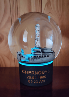 Chernobyl snow globe 