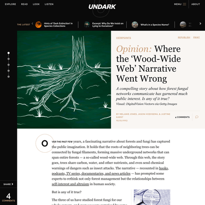 Where the ‘Wood-Wide Web’ Narrative Went Wrong