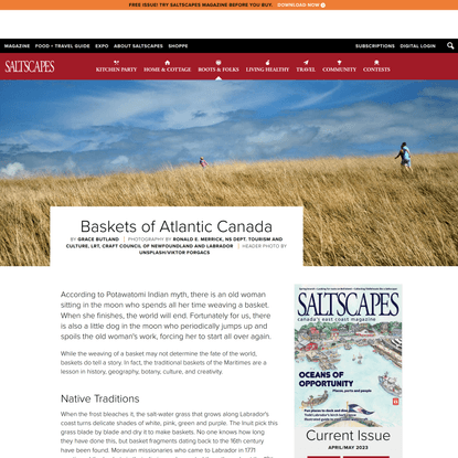 Baskets of Atlantic Canada - Saltscapes Magazine