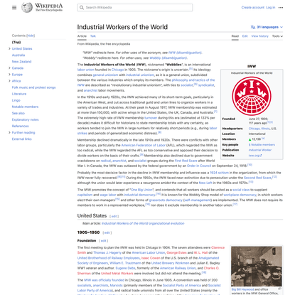 Industrial Workers of the World - Wikipedia