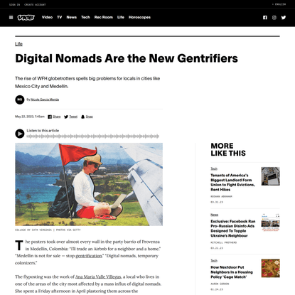 Digital Nomads Are the New Gentrifiers