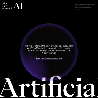 The New Editorial | AI