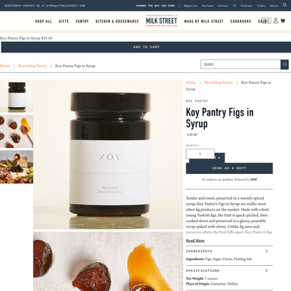 Koy Pantry Figs in Syrup