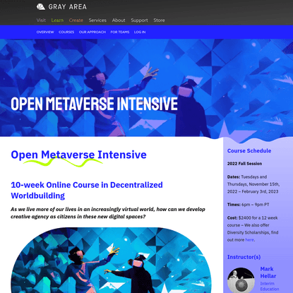 Open Metaverse Intensive