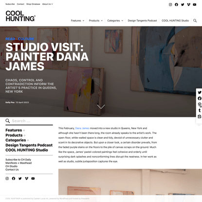 Studio Visit: Painter Dana James