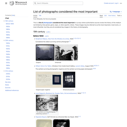 List of photographs considered the most important - Wikipedia