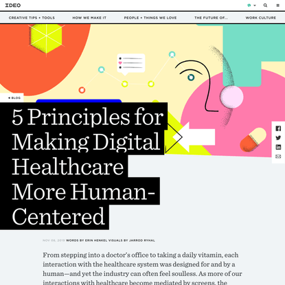 5 Principles for Making Digital Healthcare More Human-Centered
