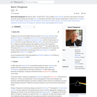 Storm Thorgerson - Wikipedia