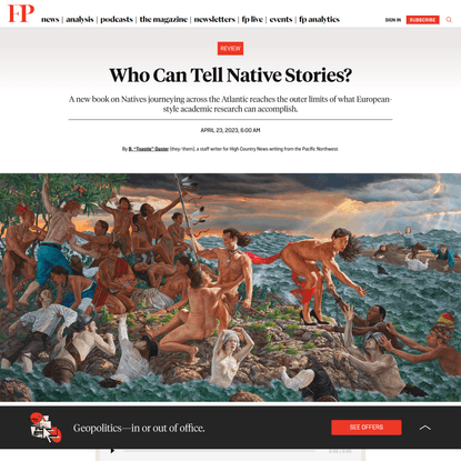 Who Can Tell Native Stories?