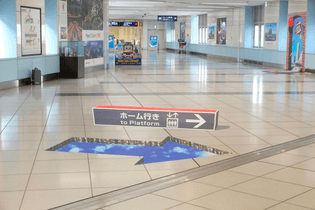 Tokyo’s Haneda Airport optical illusion signage to ease tourist congestion