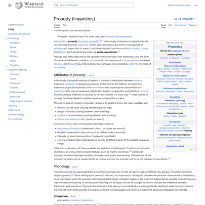 Prosody (linguistics) - Wikipedia