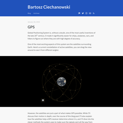 GPS – Bartosz Ciechanowski