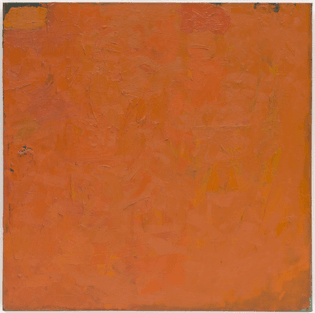 Robert Ryman, Untitled (Orange Painting)
