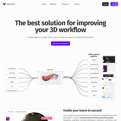 Vectary for Business