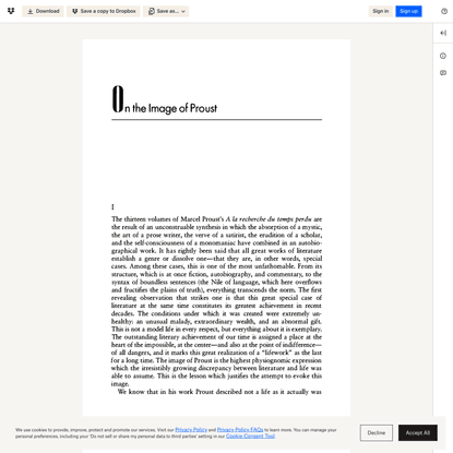 On the Image of Proust (1929) - Walter Benjamin.pdf