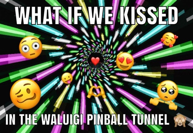 IN THE WALUIGI PINBALL TUNNEL
