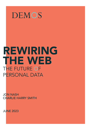 Rewiring The Web: The future of personal data,  John Nash