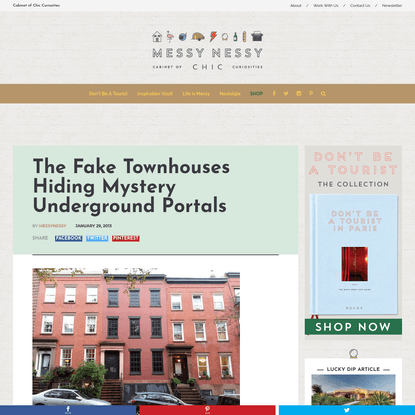 The Fake Townhouses Hiding Mystery Underground Portals