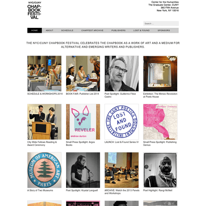 NYC/CUNY Chapbook Festival