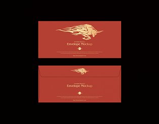 Free Premium Envelope Mockup