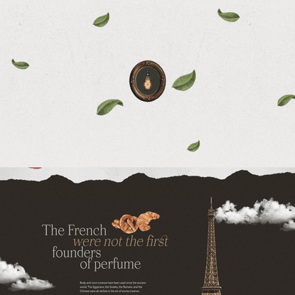 The great history of the art of perfumery