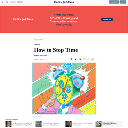 Opinion | How to Stop Time