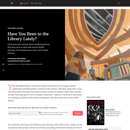Have You Been to the Library Lately? | The Walrus