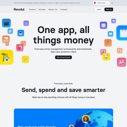 One app, all things money | Revolut