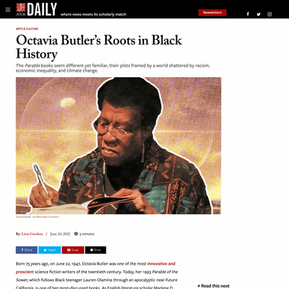 Octavia Butler’s Roots in Black History - JSTOR Daily
