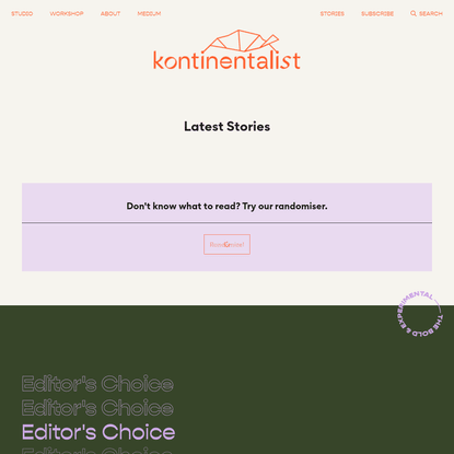 Kontinentalist - We tell data-driven stories about Asia.