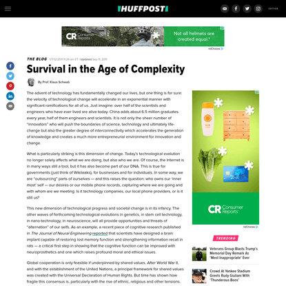 Survival in the Age of Complexity