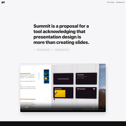 Summit – Presentations Revised