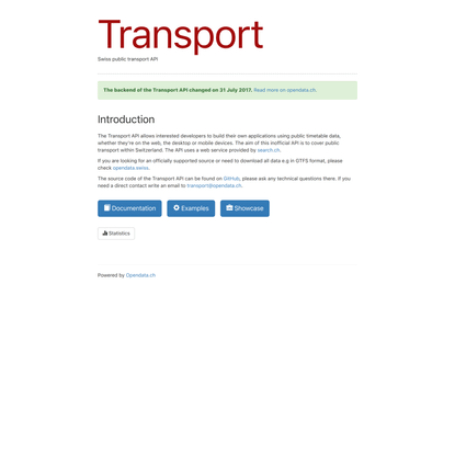 Transport API