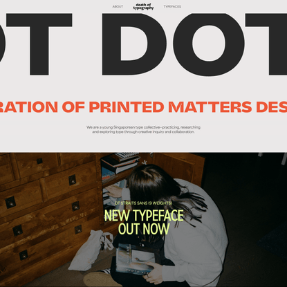 Death of Typography – A young Singaporean type collective