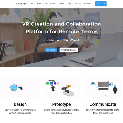 ShapesXR—VR Creation and Collaboration Platform for Remote Teams