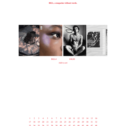 BILL magazine