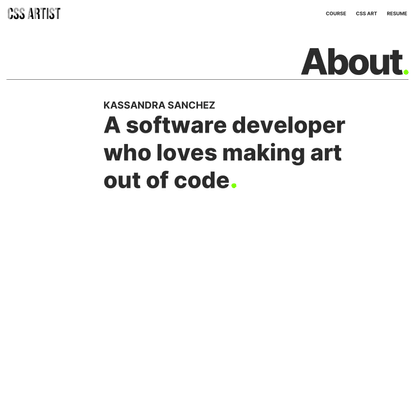 CSS Artist