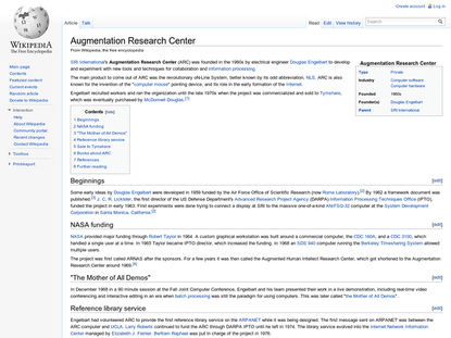 Augmentation Research Center - Wikipedia, the free encyclopedia