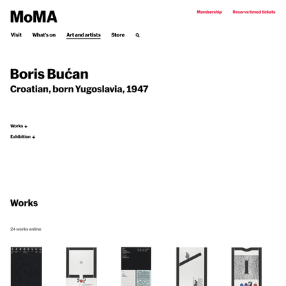 Boris Bućan | MoMA 