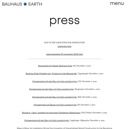 Bauhaus Earth - resources