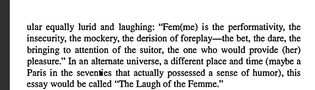 The Laugh of the Femme